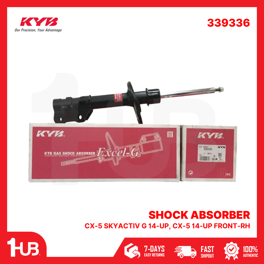 KYB SHOCK ABSORBER MAZDA CX-5 SKYACTIV G 14-UP, CX-5 14-UP FRONT-RH 339336  ( 1 PC )