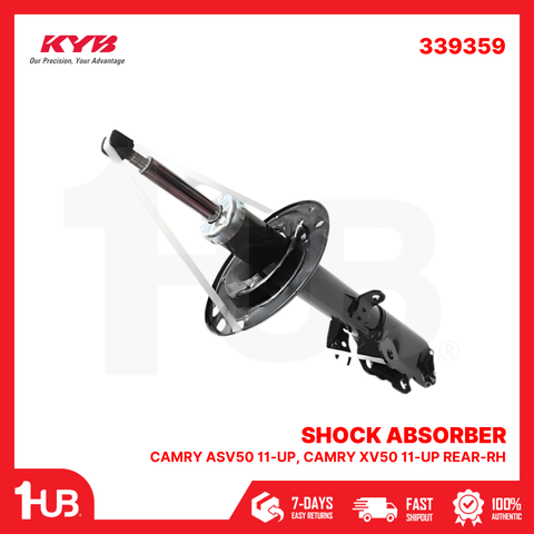 KYB SHOCK ABSORBER - GAS TYPE TOYOTA CAMRY ASV50 11-UP, CAMRY XV50 11-UP REAR-RH 339359  ( 1 PC )
