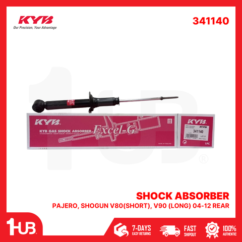 KYB SHOCK ABSORBER - GAS TYPE MITSUBISHI LANCER 91-99 REAR 9410046 / 341140  ( 1 PC )
