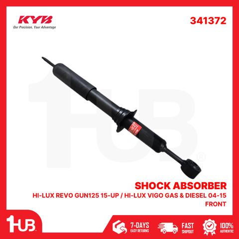 KYB SHOCK ABSORBER - GAS TYPE TOYOTA HI-LUX REVO GUN125 15-UP / HI-LUX VIGO GAS & DIESEL 04-15 FRONT 341372 48510-09K90 ( 1 PC )