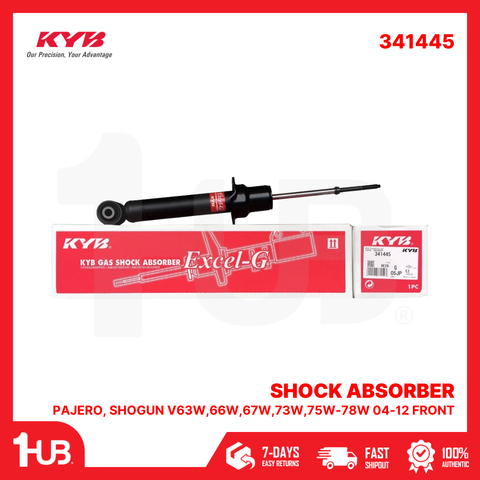 KYB SHOCK ABSORBER - GAS TYPE MITSUBISHI PAJERO, SHOGUN V63W,66W,67W,73W,75W-78W 04-12 FRONT 341445  ( 1 PC )