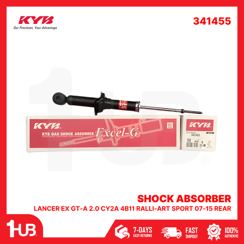 KYB SHOCK ABSORBER - GAS TYPE MITSUBISHI LANCER EX GT-A 2.0 CY2A 4B11 RALLI-ART SPORT 07-15 REAR 341455  ( 1 PC )