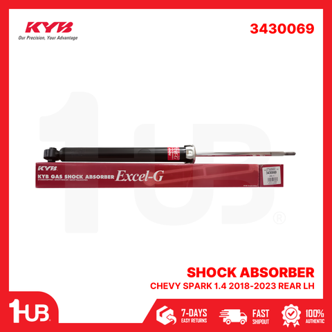 KYB SHOCK ABSORBER - GAS TYPE CHEVROLET CHEVY SPARK 1.4 2018-2023 REAR LH 3430069  ( 1 PC )