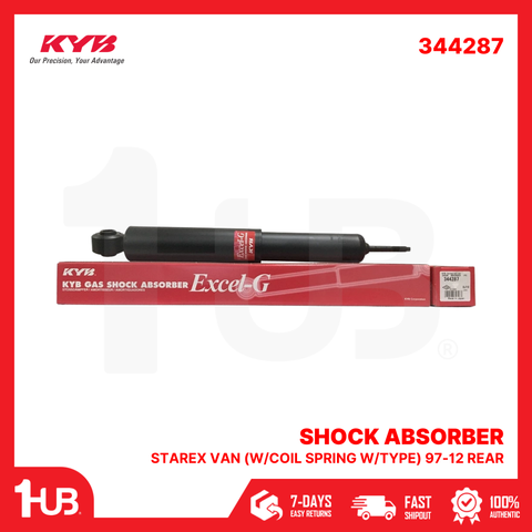 KYB SHOCK ABSORBER - GAS TYPE HYUNDAI STAREX VAN (W/COIL SPRING W/TYPE) 97-12 REAR 344287 55310-4A000 ( 1 PC )