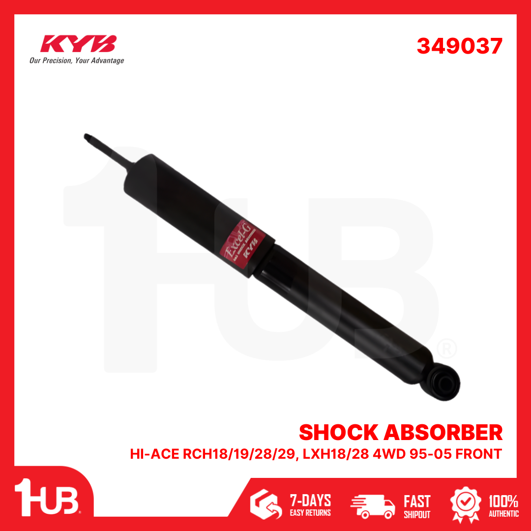 KYB SHOCK ABSORBER - GAS TYPE TOYOTA HI-ACE RCH18/19/28/29, LXH18/28 4WD 95-05 FRONT 349037  ( 1 PC )