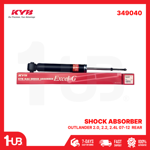 KYB SHOCK ABSORBER - GAS TYPE MITSUBISHI OUTLANDER 2.0, 2.2, 2.4L 07-12  REAR 349040 / 4162A050  ( 1 PC )