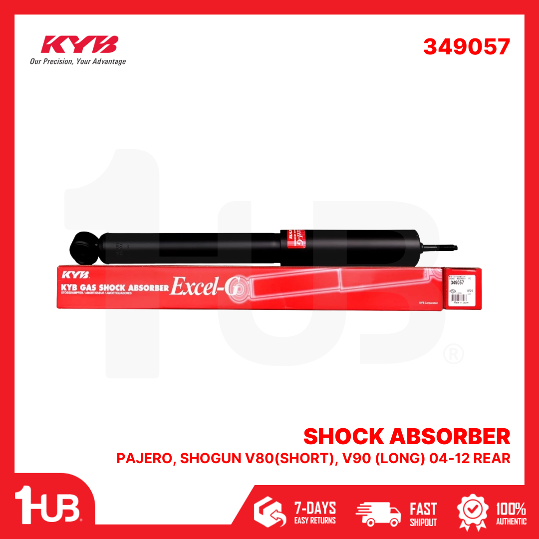 KYB SHOCK ABSORBER - GAS TYPE MITSUBISHI PAJERO, SHOGUN V80(SHORT), V90 (LONG) 04-12 REAR 349057  ( 1 PC )