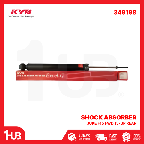 KYB SHOCK ABSORBER - GAS TYPE NISSAN JUKE F15 FWD 15-UP REAR 349198  ( 1 PC )