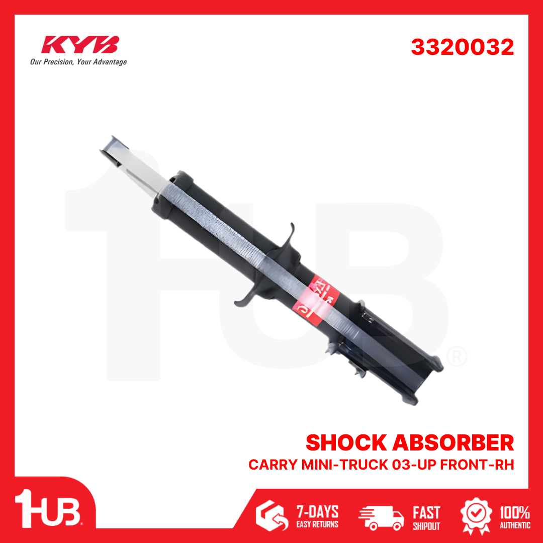 KYB SHOCK ABSORBER - GAS TYPE SUZUKI CARRY MINI-TRUCK 03-UP FRONT-RH 3320032  ( 1 PC )