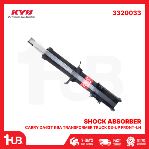 KYB SHOCK ABSORBER - GAS TYPE SUZUKI CARRY DA63T K6A TRANSFORMER TRUCK 03-UP FRONT-LH 3320033  ( 1 PC )