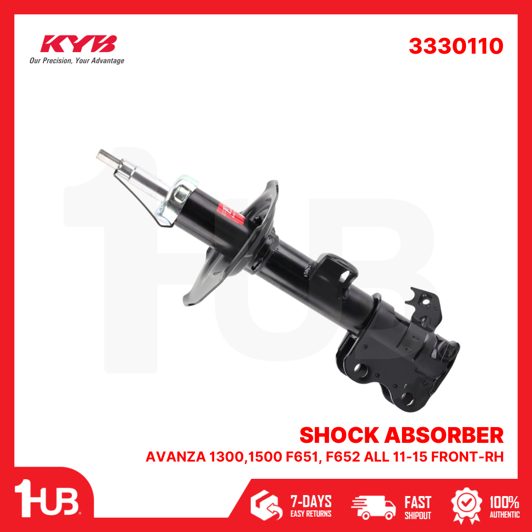 KYB SHOCK ABSORBER - GAS TYPE TOYOTA AVANZA 1300,1500 F651, F652 ALL 11-15 FRONT-RH 3330110  ( 1 PC )