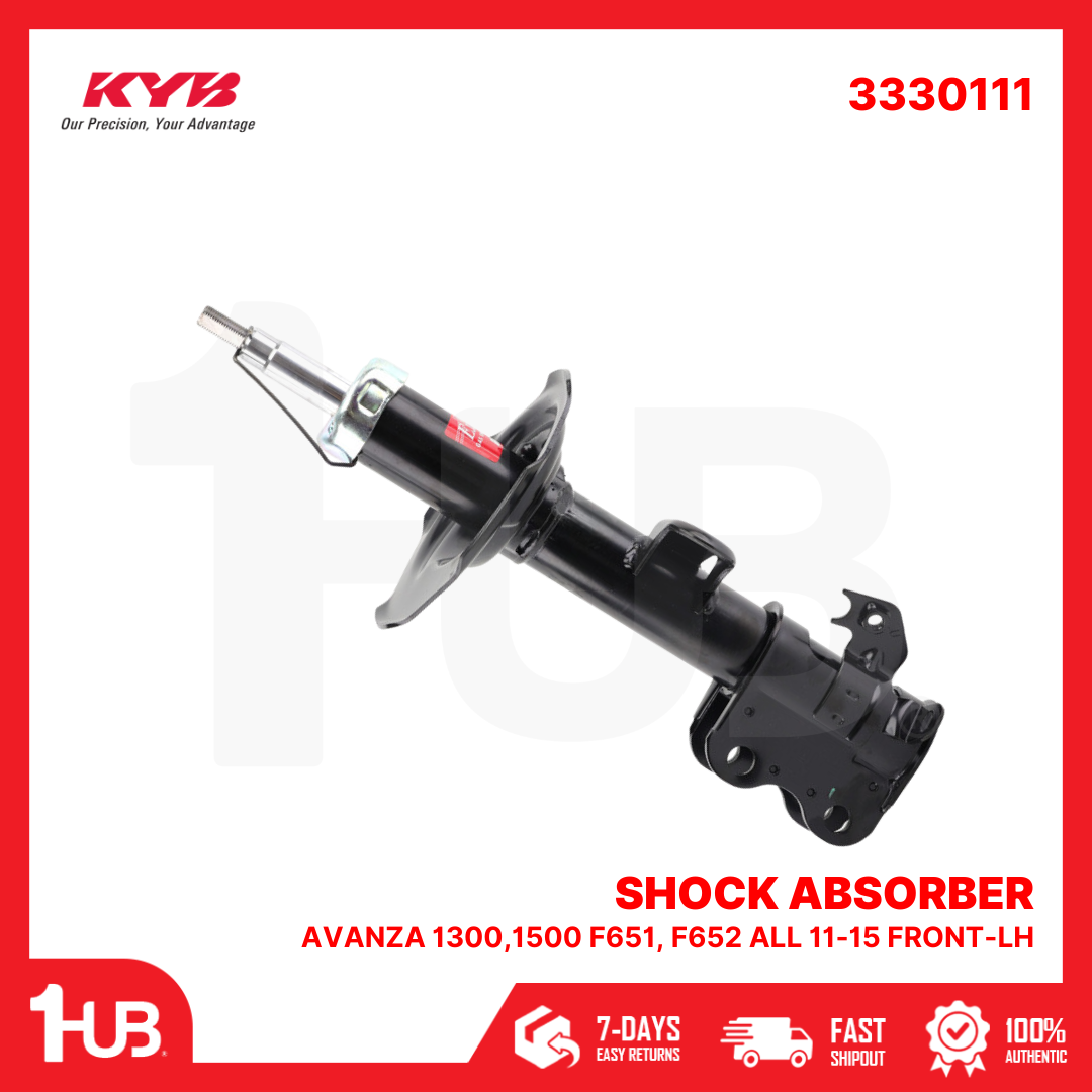KYB SHOCK ABSORBER - GAS TYPE TOYOTA AVANZA 1300,1500 F651, F652 ALL 11-15 FRONT-LH 3330111  ( 1 PC )