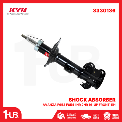 KYB SHOCK ABSORBER - GAS TYPE TOYOTA AVANZA F653 F654 1NR 2NR 16-UP FRONT-RH 3330136  ( 1 PC )