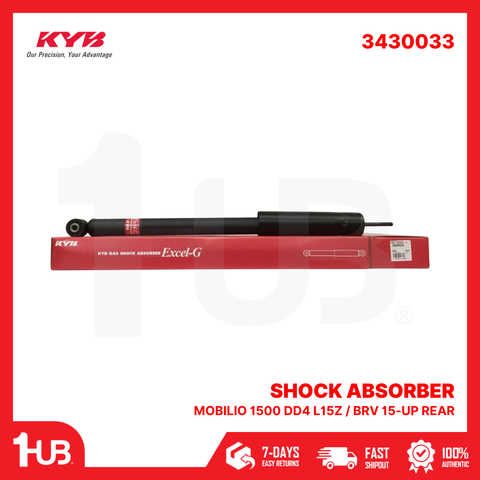 KYB SHOCK ABSORBER HONDA MOBILIO 1500 DD4 L15Z / BRV 15-UP REAR 3430033  ( 1 PC )
