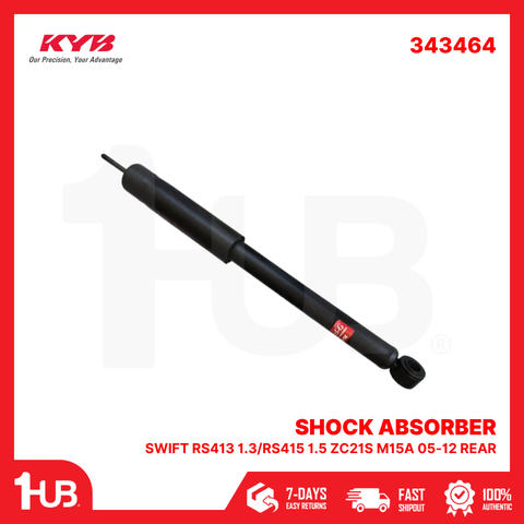 KYB SHOCK ABSORBER - GAS TYPE SUZUKI SWIFT RS413 1.3/RS415 1.5 ZC21S M15A 05-12 REAR 343464 4180063J00 ( 1 PC )