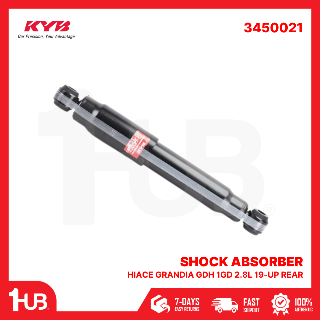 KYB SHOCK ABSORBER - GAS TYPE TOYOTA HIACE GRANDIA GDH 1GD 2.8L 19-UP REAR 3450021  ( 1 PC )