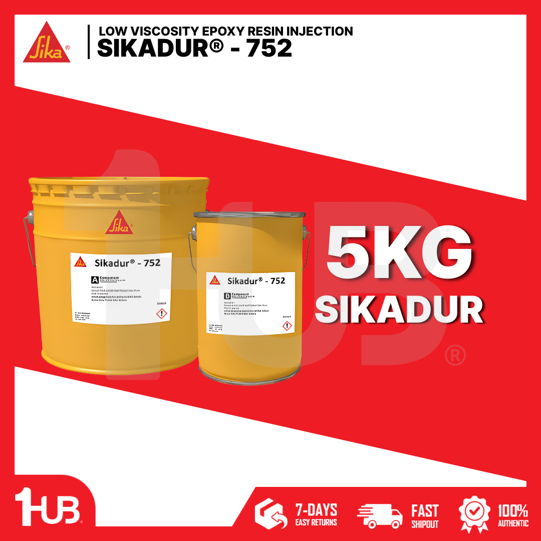 SIKA SIKADUR -  752 LOW VISCOSITY EPOXY RESIN INJECTION 752 ( 5KG )