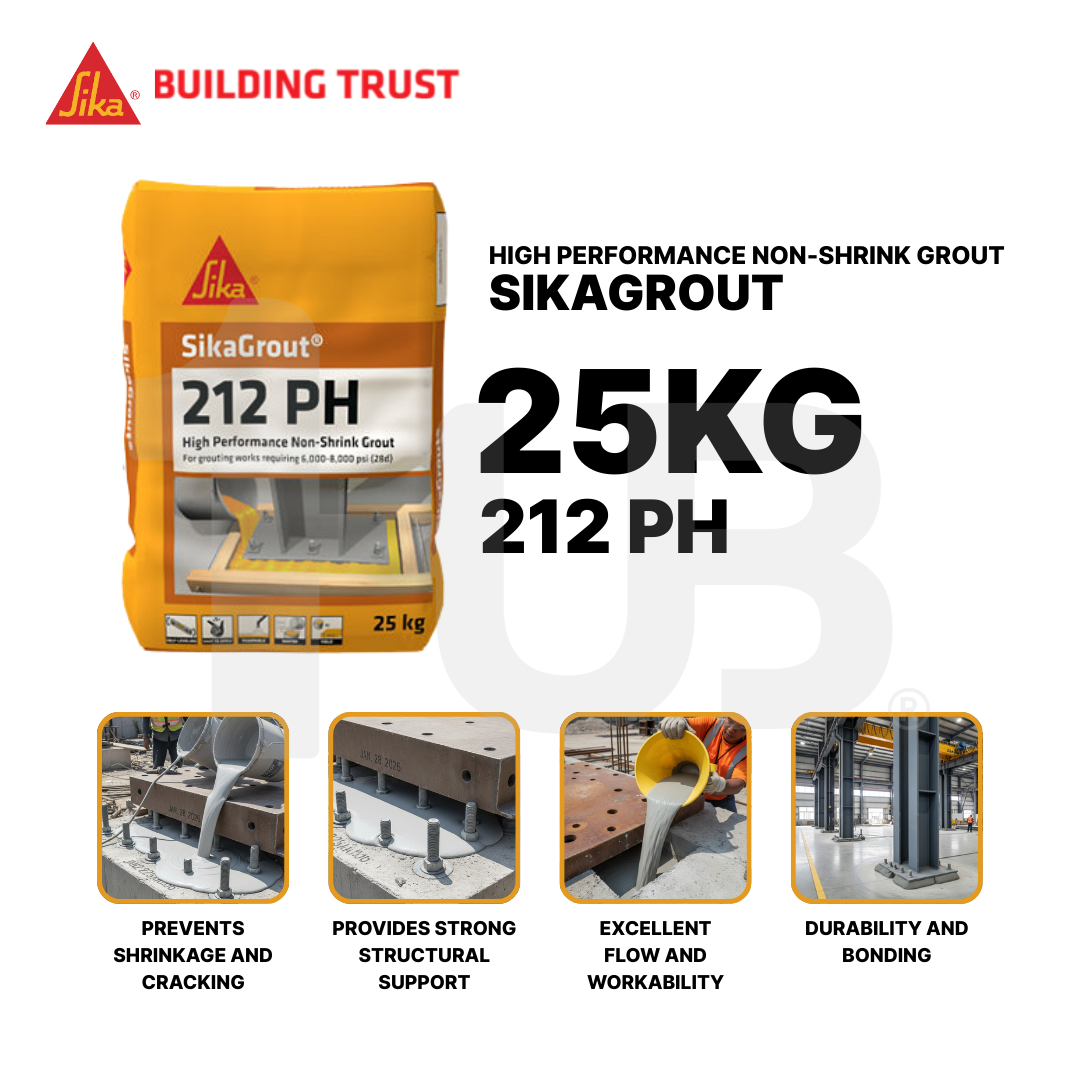 SIKA SIKAGROUT® 212 PH HIGH PERFORMANCE NON-SHRINK GROUT ( 25 KG )