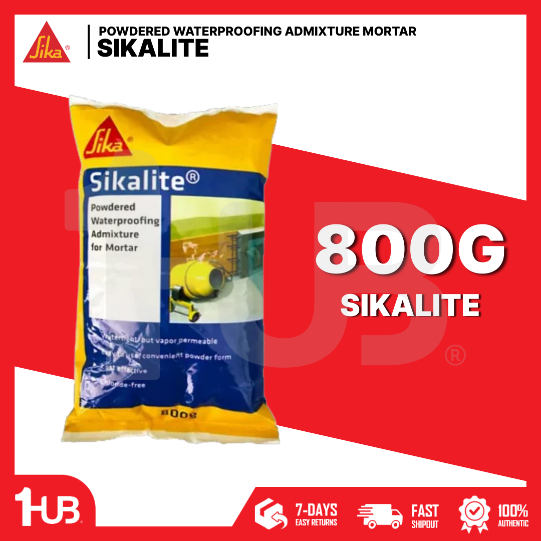 SIKA SIKALITE POWDERED WATERPROOFING ADMIXTURE FOR MORTAR ( 800G )