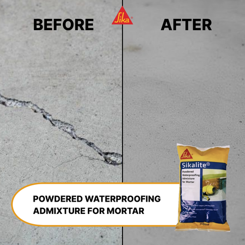 SIKA SIKALITE POWDERED WATERPROOFING ADMIXTURE FOR MORTAR ( 800G )