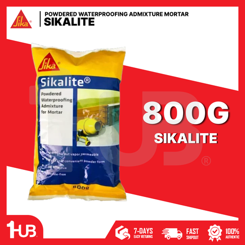 SIKA SIKALITE POWDERED WATERPROOFING ADMIXTURE FOR MORTAR ( 800G )