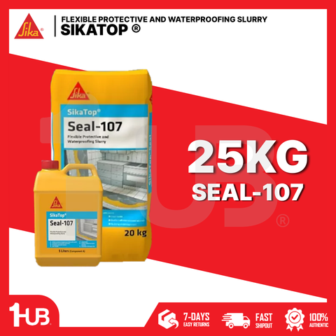SIKA SIKATOP SEAL-107 PART A 5KG LIQUID, PART B 20 KG POWDER ( 25 KG )