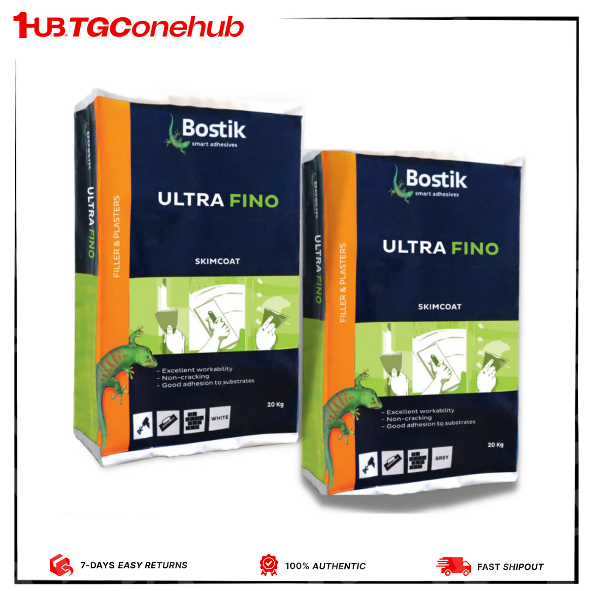 Bostik UltraFino Skimcoat White 20kg