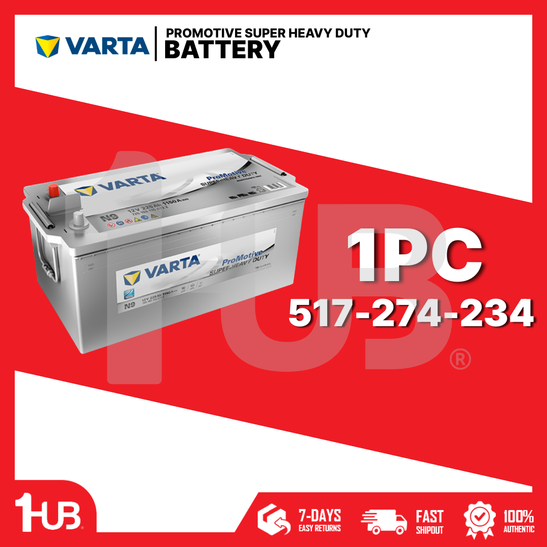 VARTA BATTERY DIN C 517-274-234 / (73011)( 1 PC )
