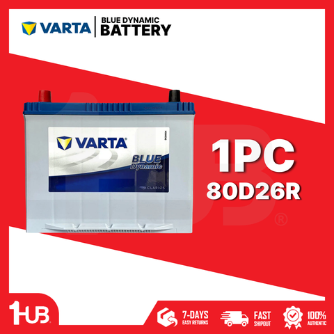VARTA BATTERY N50 BLUE 80D26R ( 1 PC )
