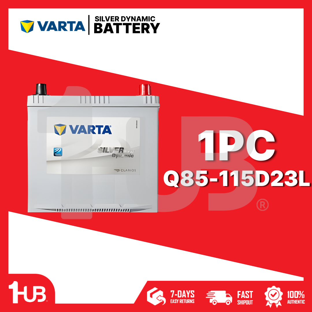 VARTA BATTERY SILVER FEFB Q85-115D23L ( 1 PC )