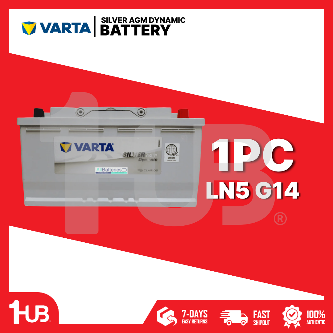 VARTA CAR BATTERY  SILVER AGM  LN5 G14 ( 1 PC )