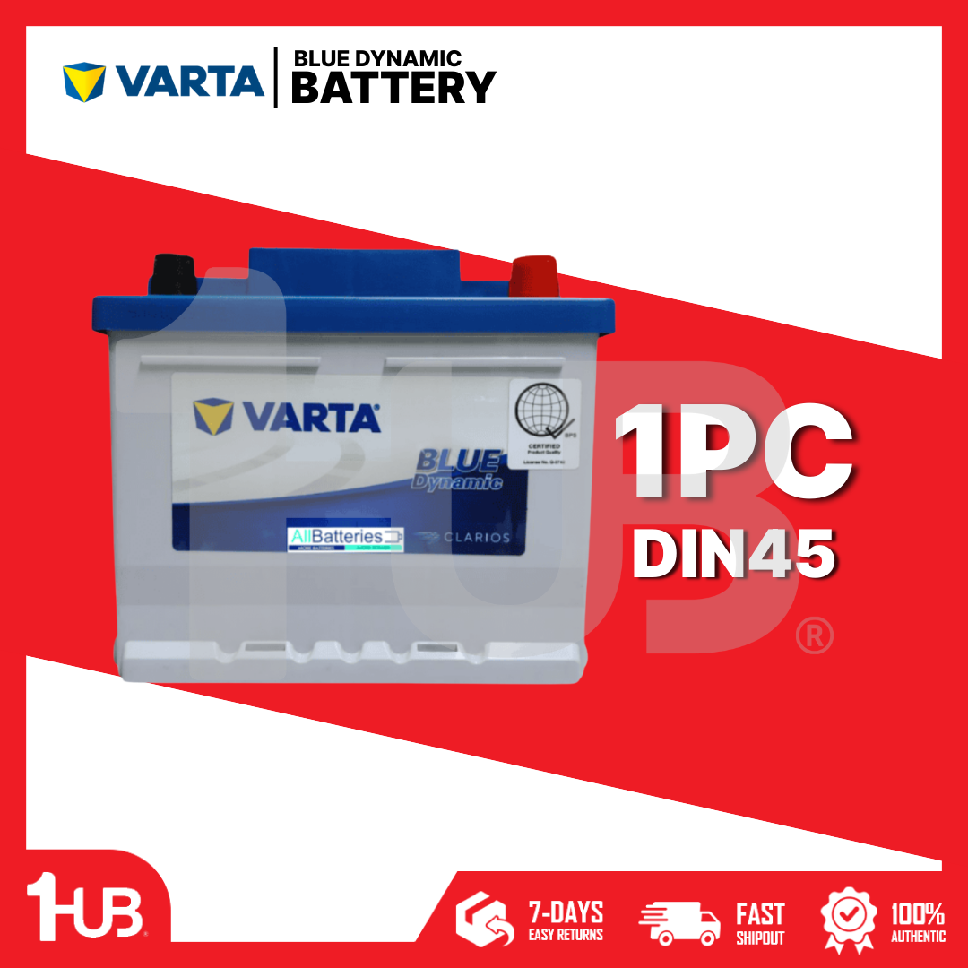 VARTA BLUE CAR BATTERY 54313 DIN45( 1 PC )