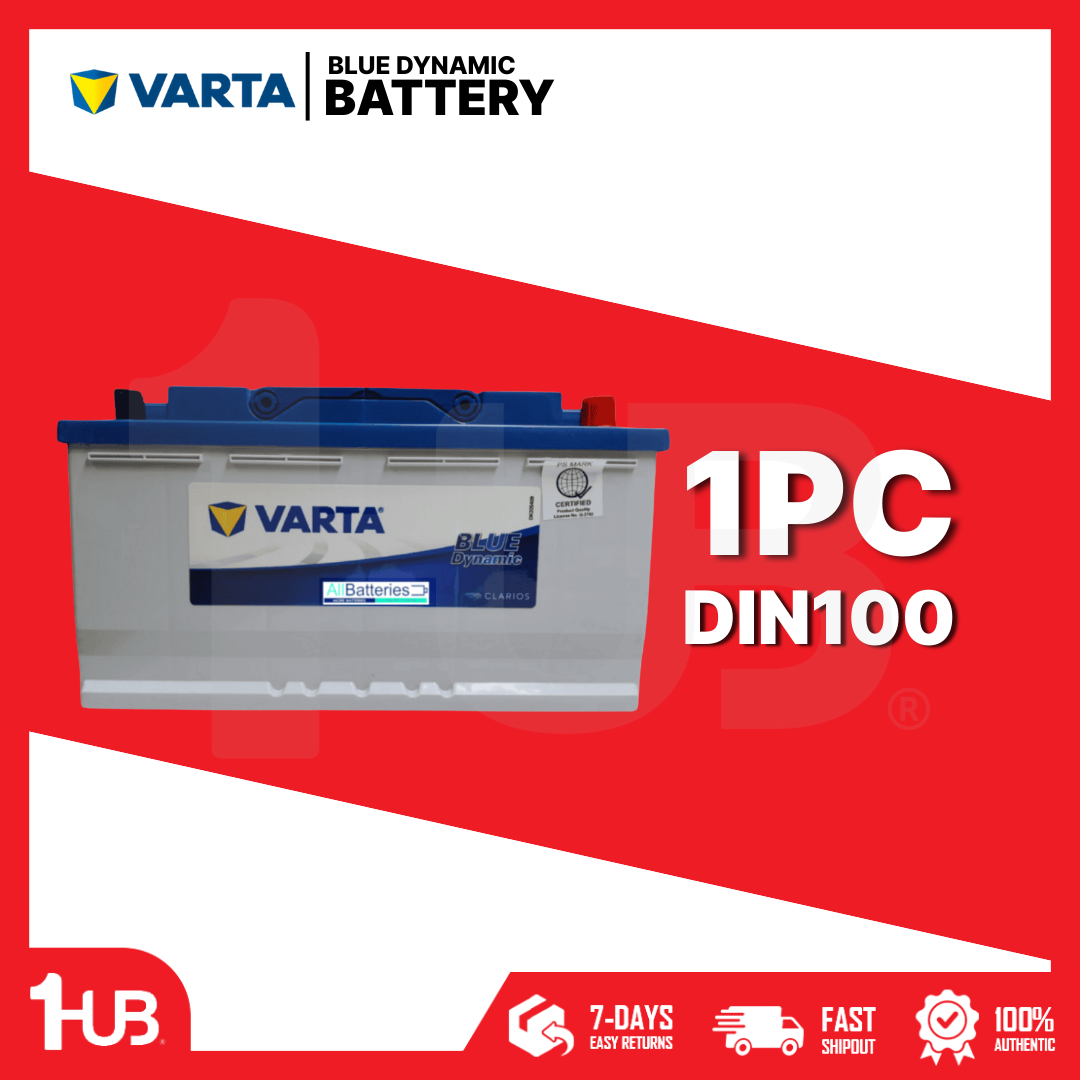 VARTA BLUE CAR BATTERY 60044 DIN100 ( 1 PC )