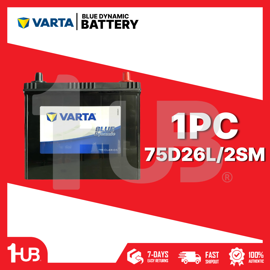 VARTA BLACK CAR BATTERY 75D26L/2SM ( 1 PC )