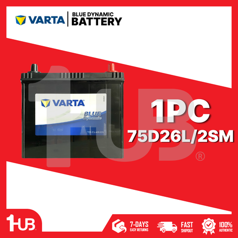 VARTA BLACK CAR BATTERY 75D26L/2SM ( 1 PC )