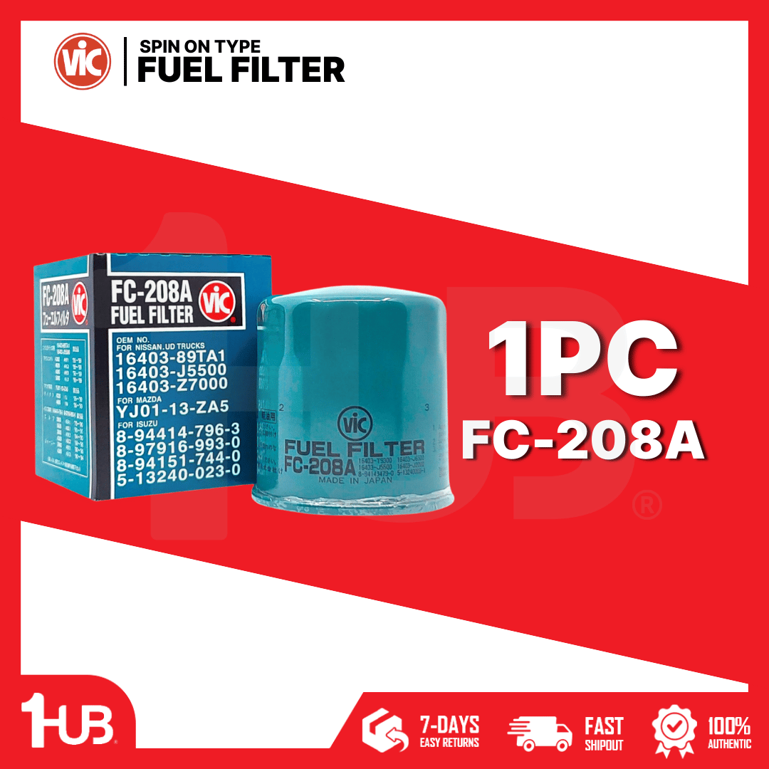 VIC FUEL FILTER SPIN ON TYPE VIC FC-208A / FC-208 ; FC-147  FC-208A 5656683 ( 1 PC )
