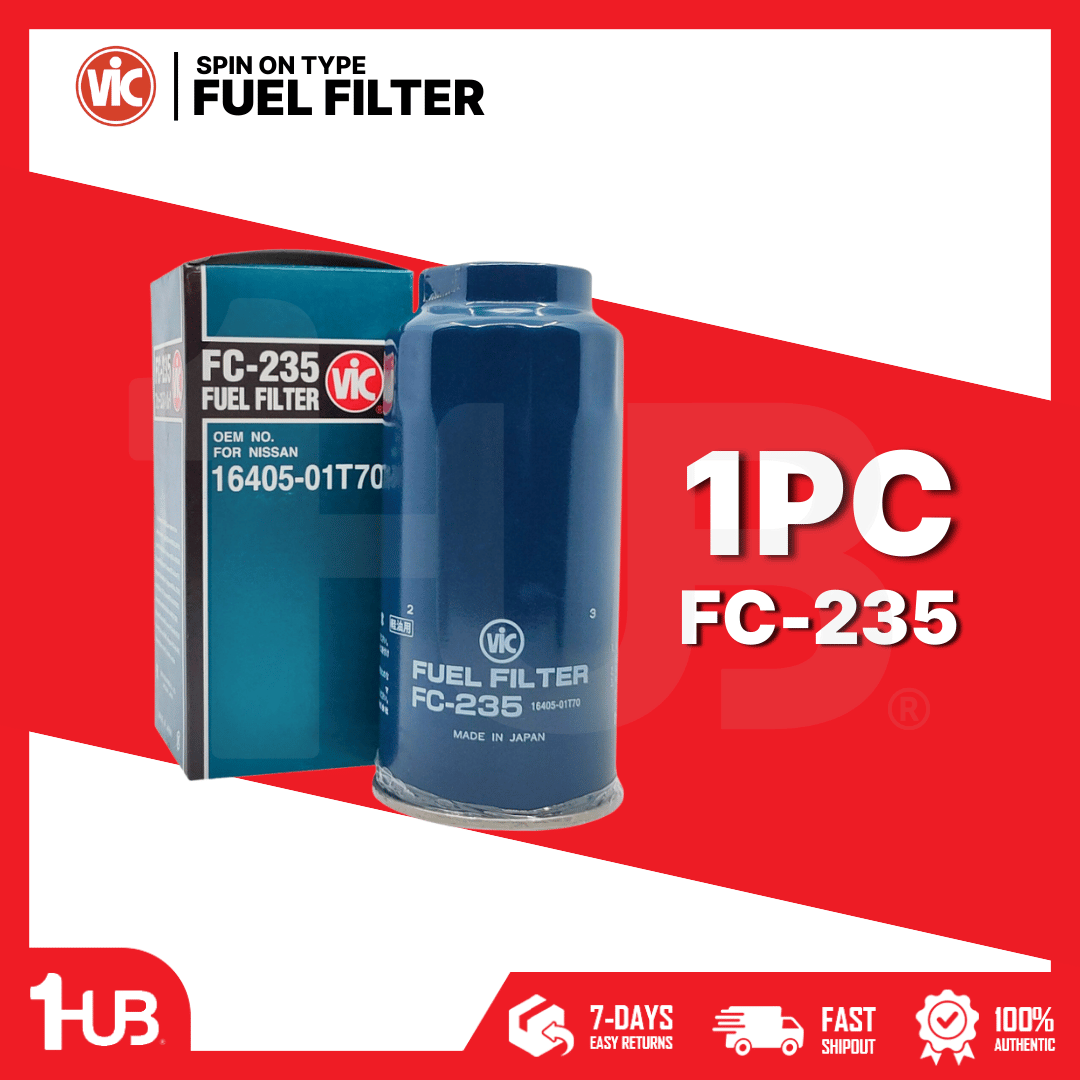 VIC FUEL FILTER SPIN ON TYPE VIC FC-235 16405-01T70 / FC-235 4191181 ( 1 PC )