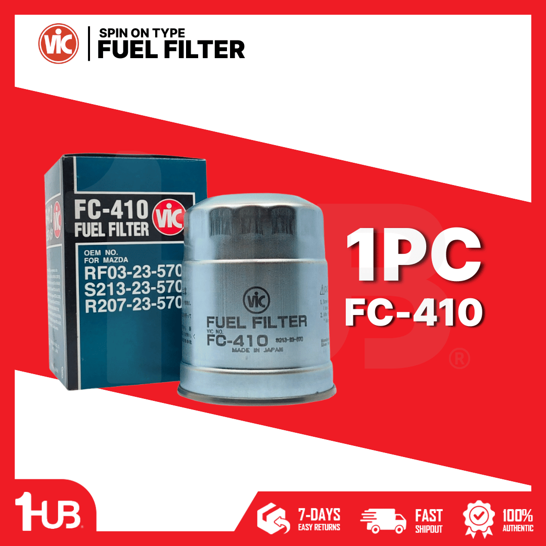 VIC FUEL FILTER SPIN ON TYPE VIC FC-410 MAZDA B2200  FC-410 4403735 ( 1 PC )