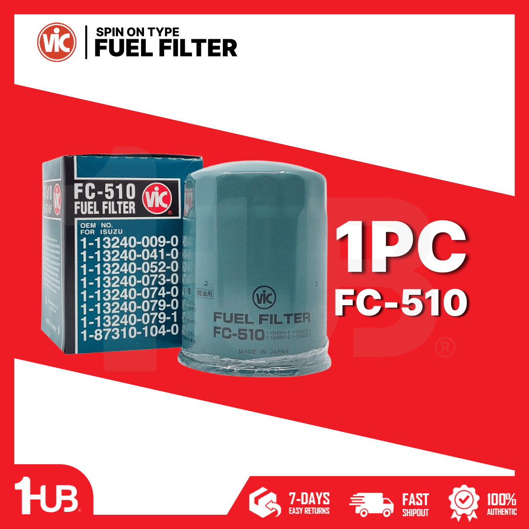 VIC FUEL FILTER SPIN ON TYPE (VIC ) FC-510 ISUZU 6BG1 FC-510 5225679 ( 1 PC )