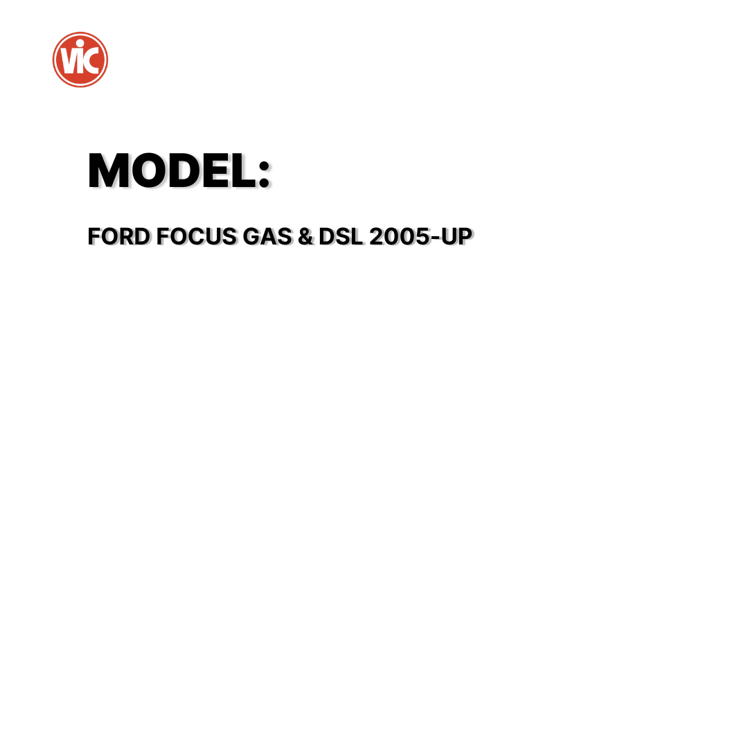 VIC OIL FILTER CARTRIDGE ELEMENT TYPE VIC O-007 FORD FOCUS GAS & DSL 05-UP  O-007 1765846 ( 1 PC )