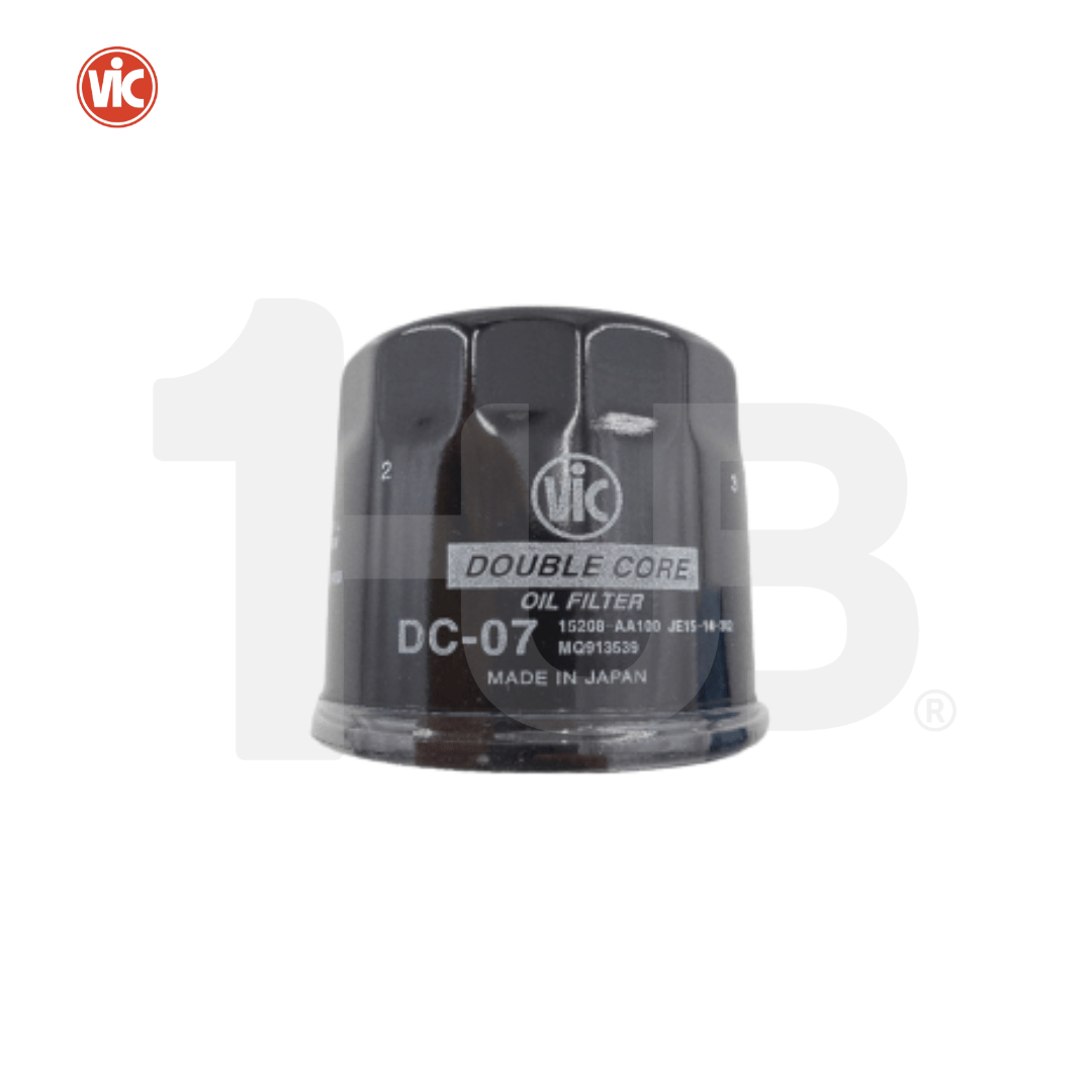 VIC OIL FILTER DOUBLE CORE (VIC) DC-07 / C-304 / C-415 / C-901 MD017440 / JEY0-14-302 / 15208-KA000 MITSUBISHI / HONDA / MAZDA / SUBARU DC-07 6019723 ( 1 PC )