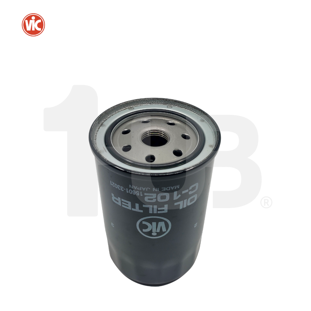 VIC OIL FILTER SPIN ON VIC C-102 TOYOTA 3K , 4K , 18R , 21R C-102 1050710 ( 1 PC )