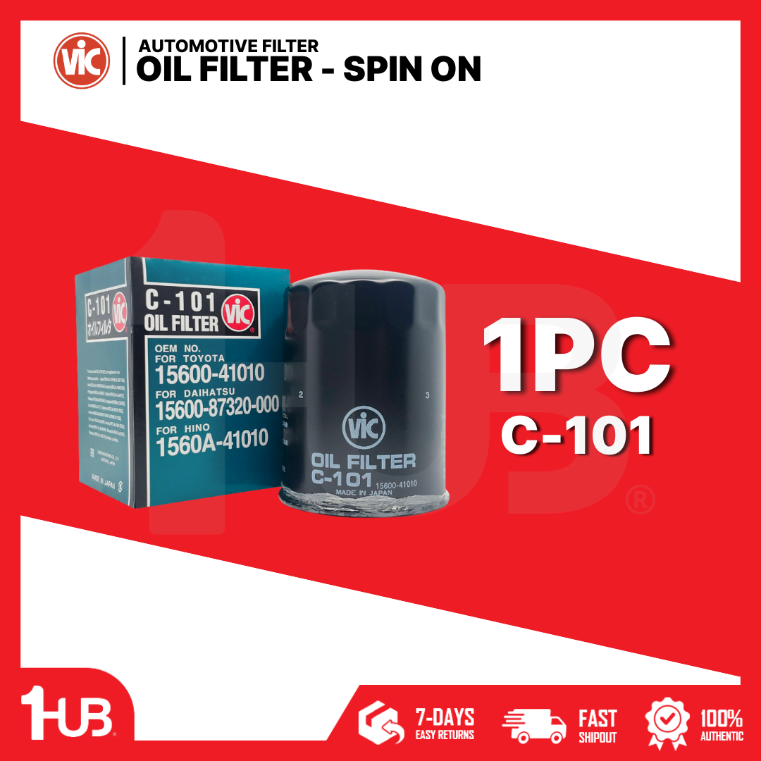 VIC OIL FILTER SPIN ON VIC C-101 C-105  C-101 5506884 ( 1 PC )