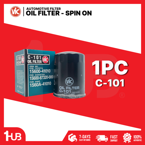 VIC OIL FILTER SPIN ON VIC C-101 C-105  C-101 5506884 ( 1 PC )