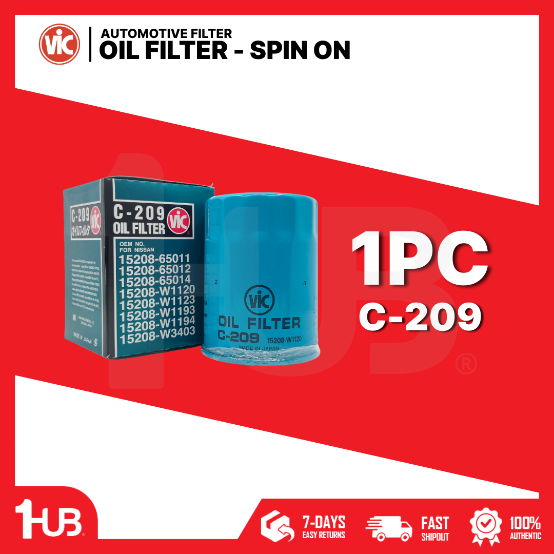 VIC OIL FILTER SPIN ON VIC C-209  C-209 8609418 ( 1 PC )
