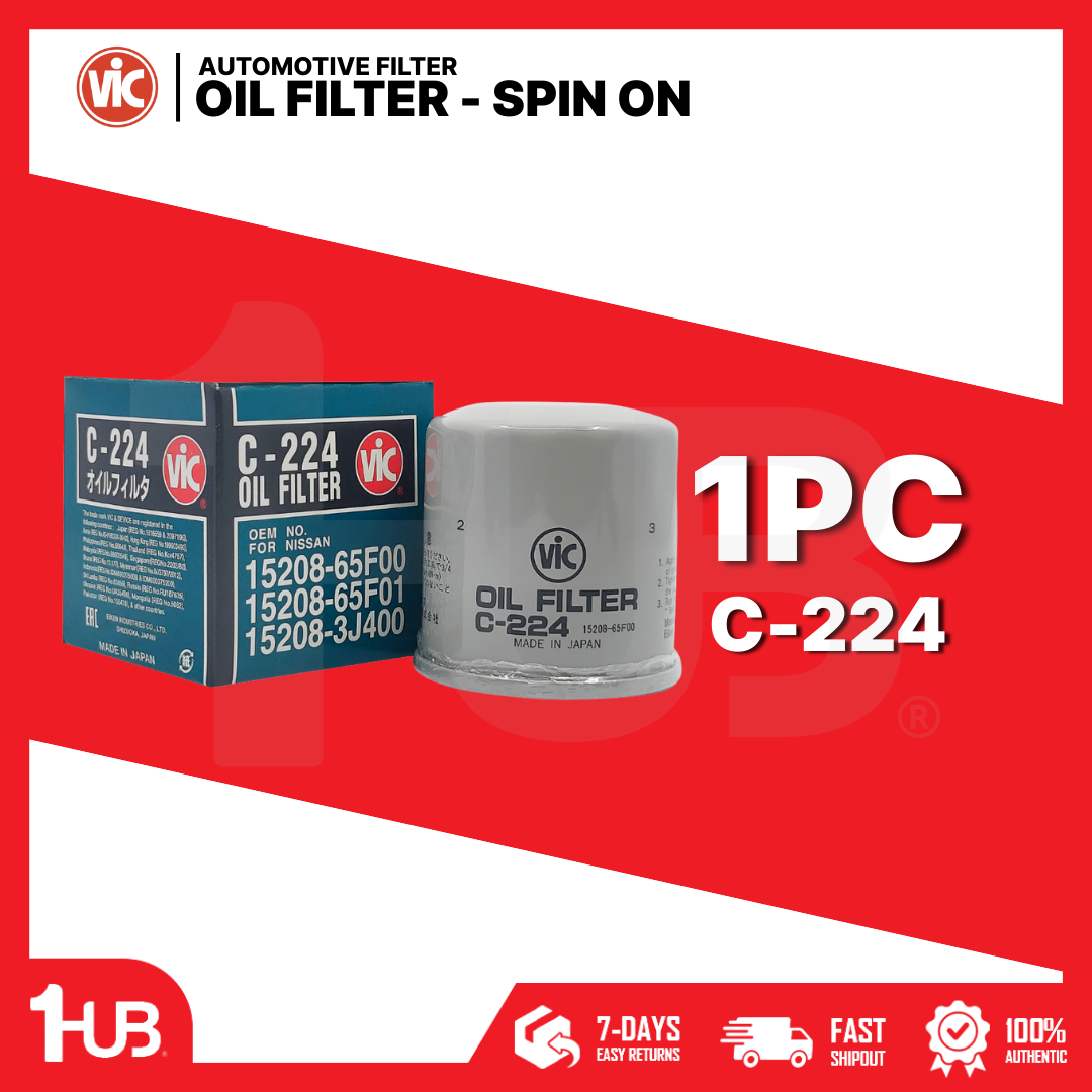 VIC OIL FILTER SPIN ON C-224 1922848 ( 1 PC )