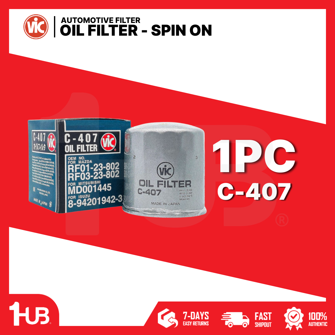 VIC OIL FILTER SPIN ON (VIC) C-407 C-303  C-407 9922536 ( 1 PC )