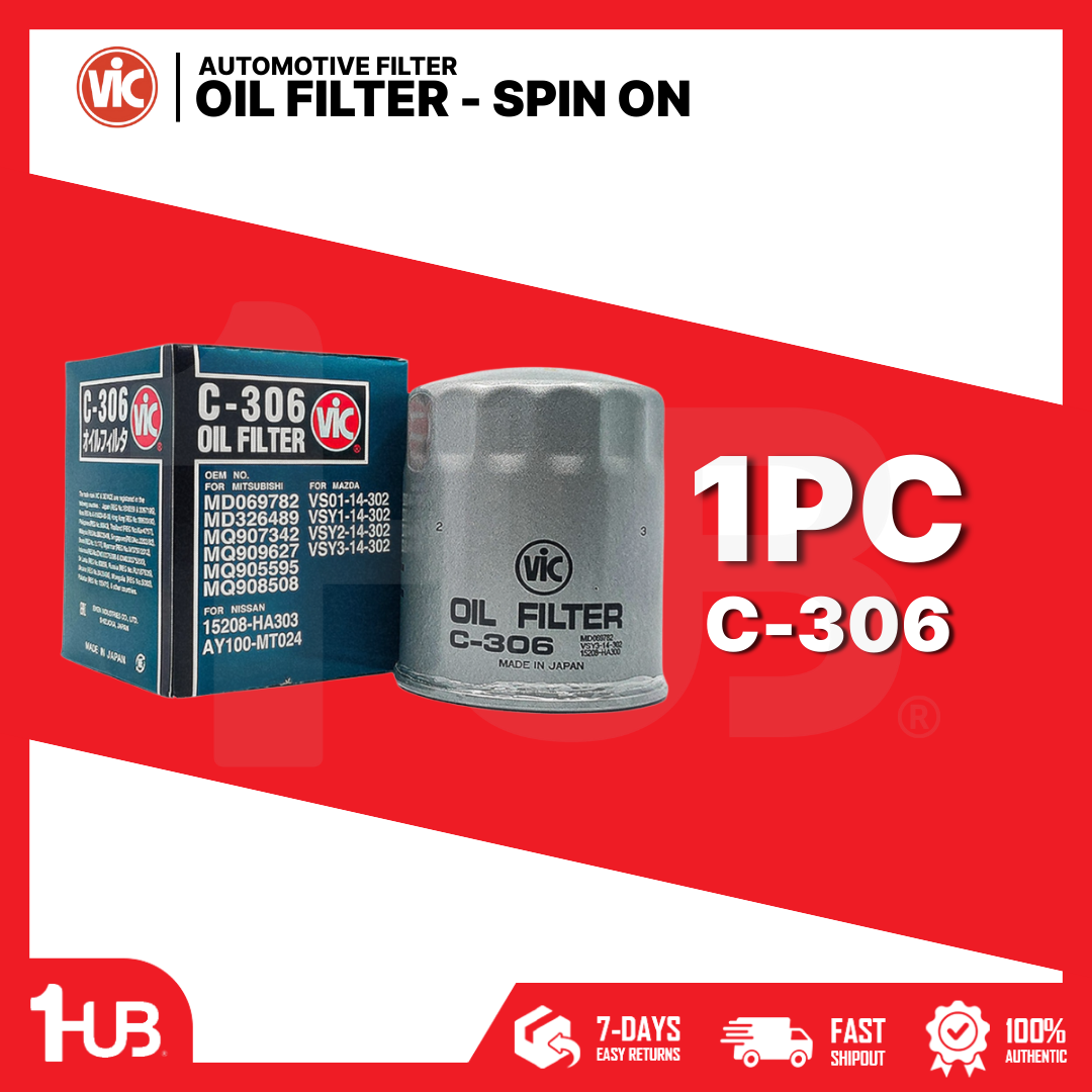 VIC OIL FILTER SPIN ON VIC C-306 C-306 1521264 ( 1 PC )