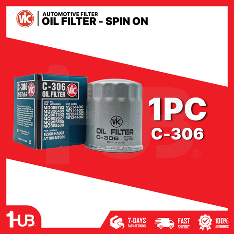 VIC OIL FILTER SPIN ON VIC C-306 C-306 1521264 ( 1 PC )