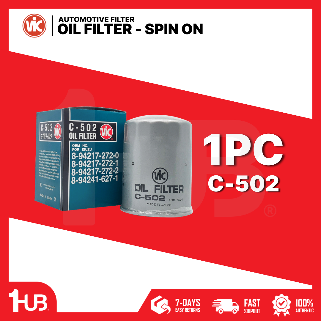 VIC OIL FILTER SPIN ON VIC C C-502 6924227 ( 1 PC )